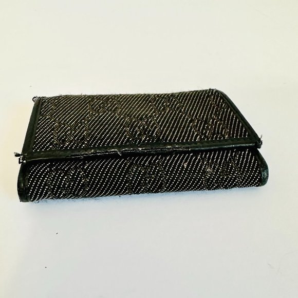 AUTHENTIC GUCCI SIGNATURE LOGO GG KEY HOLDER CASE VINTAGE ITALY 04564.0416 - Picture 6 of 10